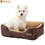 Miniatura: 5 Size Deluxe Dog Bed Calming Washable NonSlip Raised Walls Fleece Plush Cushion