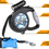 Thumbnail: 8M Extendable Dog Lead with LED Flashlight for Medium Large Dogs up to 50Kg