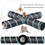 Miniature : 4 Way Cat Play Tunnel with Interactive Wand & Ball Activity Foldable Tunnel Toy