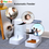 Küçük resim: 2PCS Automatic Pet Feeder Large Cat Dog Food Dispenser/Water