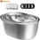 섬네일: Automatic Stainless Steel Pet Cat Water Fountain 3L with 4 Filters & 4 Sponges