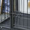 الصورة المصغرة: Metal Dog Cage Kennel, Locking Door & Wheels, Removable Tray Openable Top