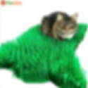 Tissue Paper Cat Mat, Green Paper Imitation Grass Play Mat, Fun