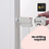 Küçük resim: Metal Easy Close Extra Tall Gate, Pressure Fit Safety Gate for Toddlers and Dog
