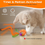 Miniatura: Interactive Electric Moving Ball Cat Toy,USB Rechargeable Cat Toy w/ Teaser Tail