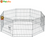 Küçük resim: Pets Medium Folding Playpen Cage & Floor Mat Dog/Puppy/Rabbit