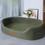 Miniature : Portable Foldable Dog Basket,Comfortable Scratch-Proof Washable Bed,Basset Hound