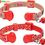 Thumbnail: Pack of 2 Cat Collars,Adjustable Breakaway Cat Collar with Bell,Neck 23cm-33cm