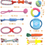 Miniature : 10 Pcs Dog Toys Puppy Chew Toys 8 Weeks+ Dog Rope Toys 100% Natural Cotton Rope
