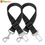 Миниатюра: 2 Dog Car Seat Belt Lead Restraint Harness Seatbelt Attachment Clip Black