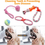 Miniature : 10 Pcs Dog Toys Puppy Chew Toys 8 Weeks+ Dog Rope Toys 100% Natural Cotton Rope