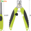 Миниатюра: Sharp Stainless Steel Pet Nail Trimmer with Safety Guard and Bonus Nail File