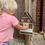 Miniatura: Weather Resistant Hanging Bee Butterfly Insect Home from Natural Wood&Metal Roof