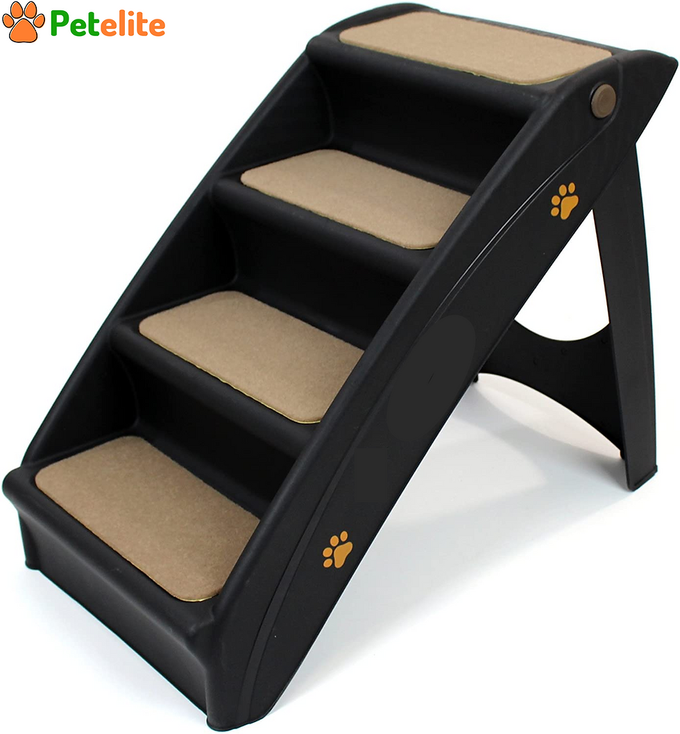 Dog Pet Puppy Plastic Foldable Lightweight Stairs,Folding Ramp Access Steps