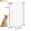 Küçük resim: Metal Easy Close Extra Tall Gate, Pressure Fit Safety Gate for Toddlers and Dog