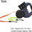 Прев'ю: 2*3M Double Retractable Automatic Extendable 360° Tangle-Free Dog Lead