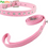 Thumbnail: Cute Diamante Puppy Cat Collar and Leash Set,Bling Suede Collar with Lead