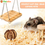 Küçük resim: 11Pcs Hamster Chew Toys,Natural Wooden Cage Accesso for Guinea Pig,Rabbit,Gerbil