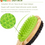 섬네일: 2 in 1 Double Sided Silicone Needle and Natural Bristle Bamboo Comb