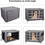 Миниатюра: Durable Windproof Pet Kennel Cover Provided for Dog Cages,Indoor Outdoor