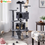 Miniatura: Cat Tree Scratching Posts Cat Tower Activity Centre,House with Ladder for Cats