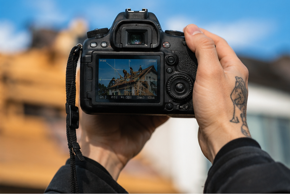 Création de contenu photo, vidéo et drone pour entrepreneur général à Québec