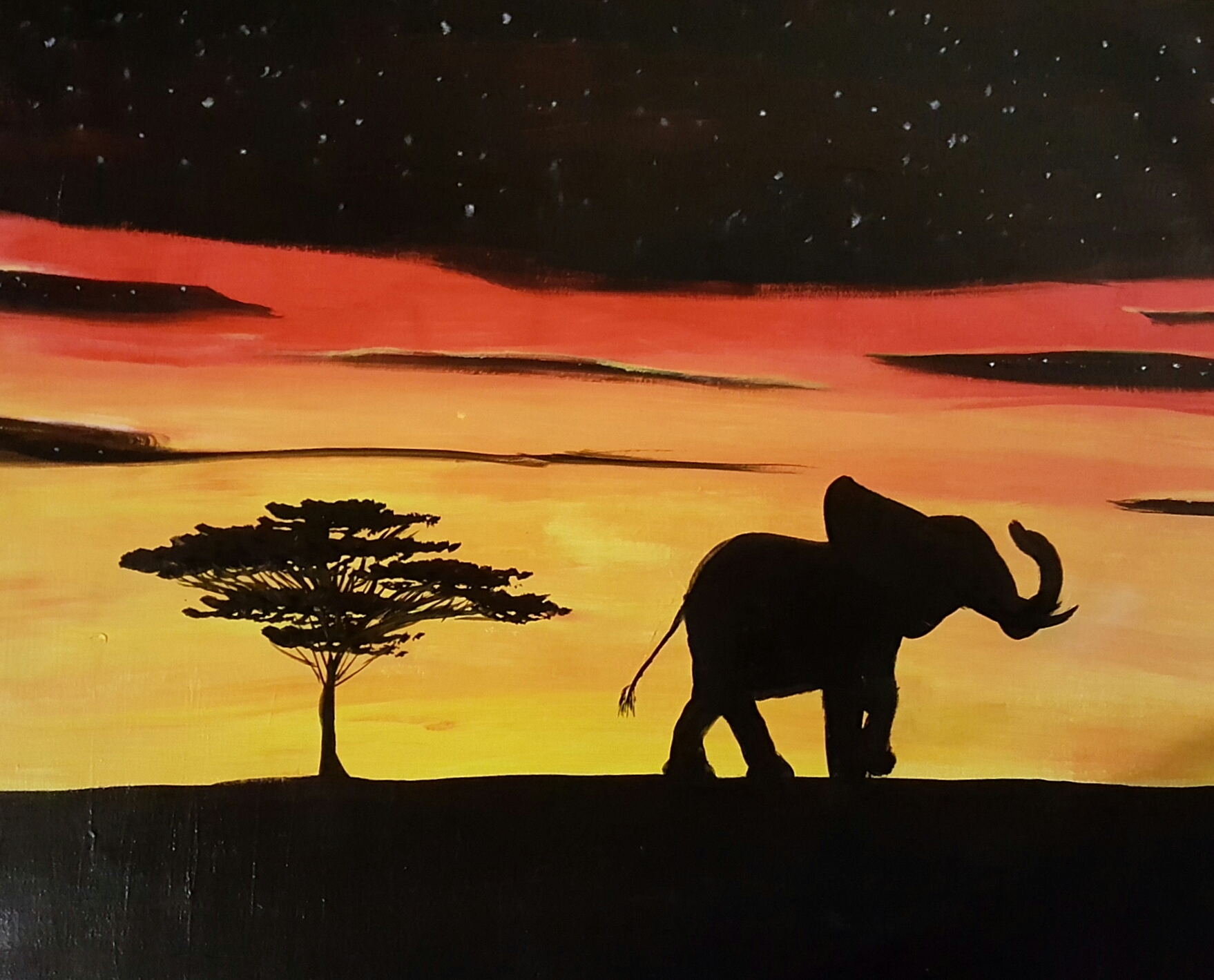 Elephant Dusk