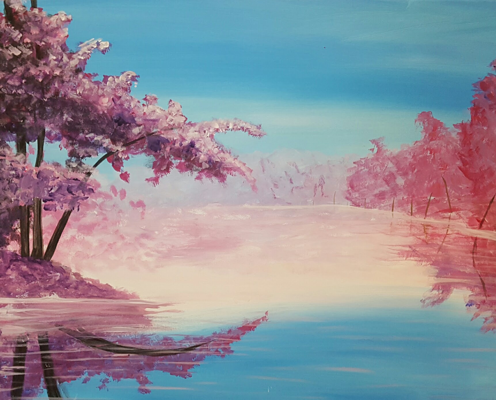 Blossoms Refleting