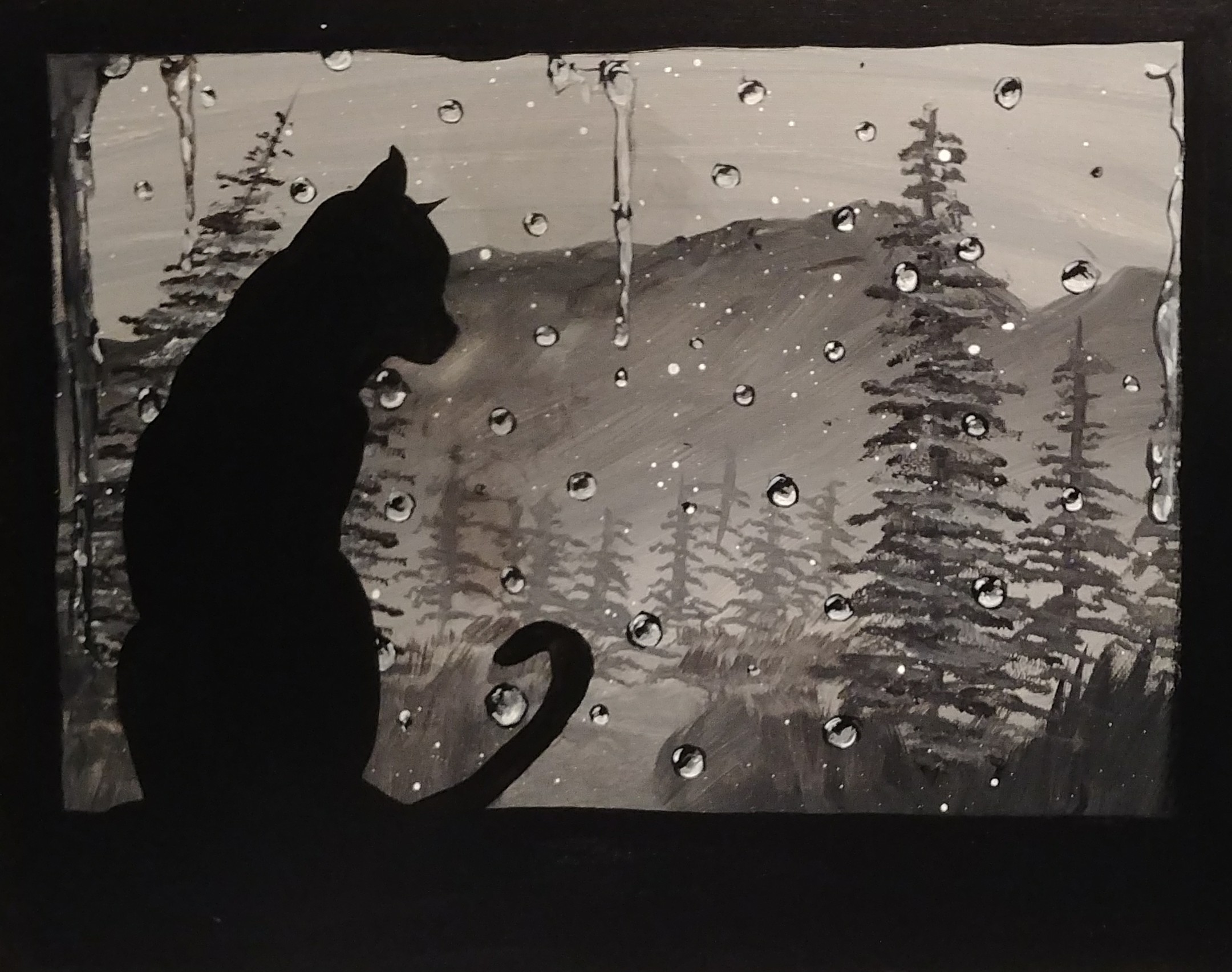 Rain Day Cat