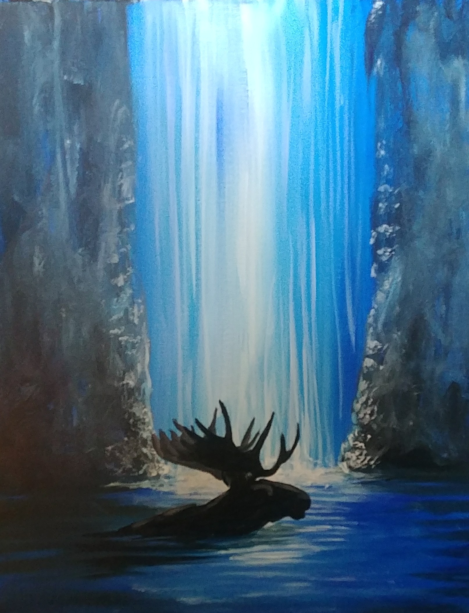 Waterfall Moose