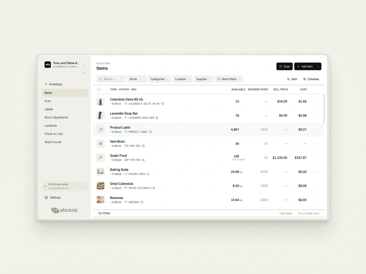 Stockria screenshot 1