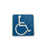 Thumbnail: Wheelchair Decal - Plastic (International Symbol of Accessibility)