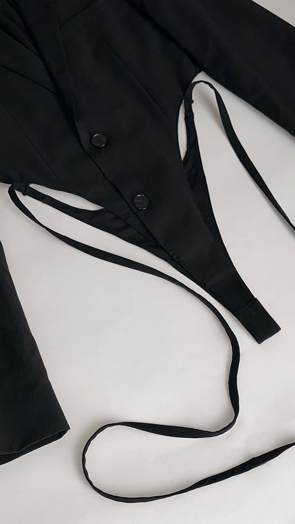 Thumbnail: Black Body-Blazer - made to order