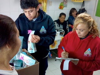 Reparto de Galletas en la Delegación Cuauhtémoc