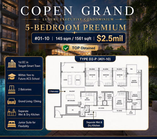 copen grand EC bounce out unit sale by developer. SgExeCondo Singapore Executive Condominium