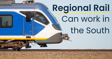 Regional rail CAN work in the South