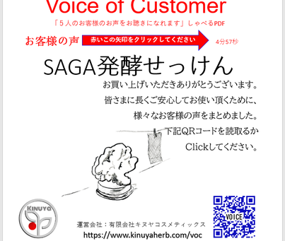 『お客様の声』しゃべるPDF完成