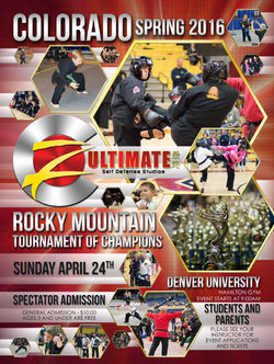 ZUltimate 2016 CO Spring Tournament Poster