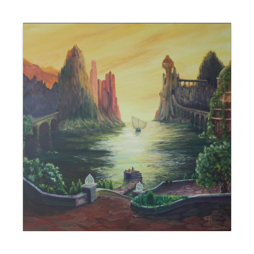 Thumbnail: LOTR, Letting Go to Heal, Canvas Print