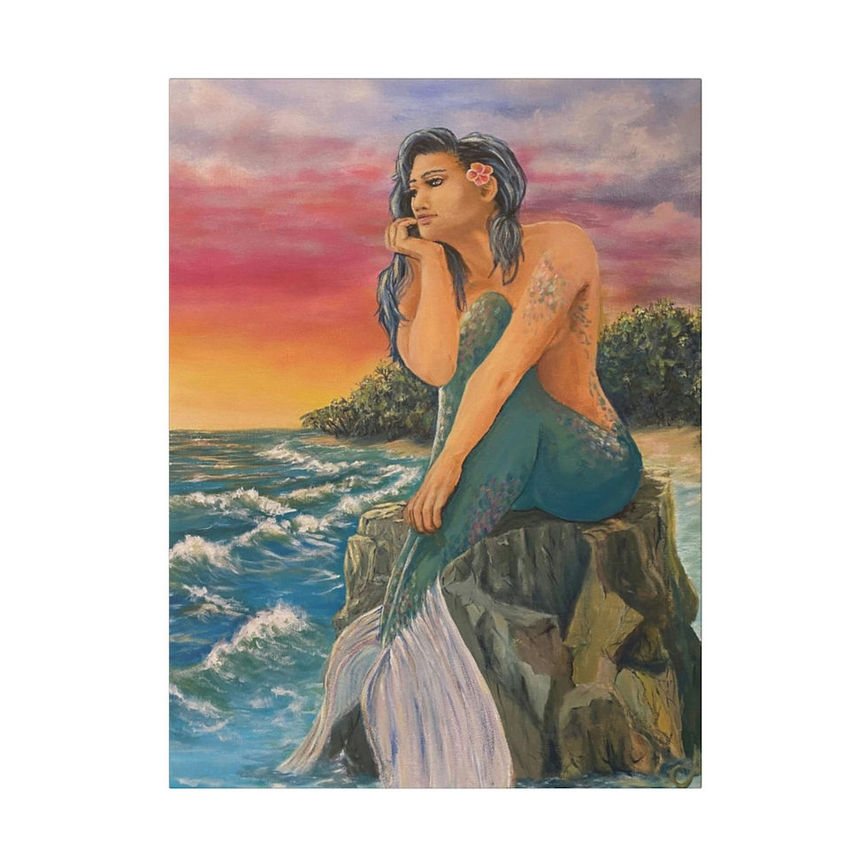 Thumbnail: Maui Mermaid, Canvas Print