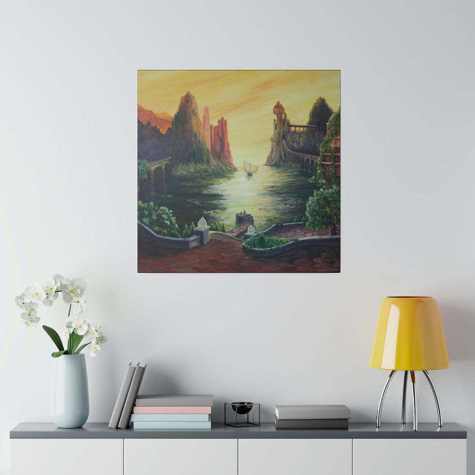 Thumbnail: LOTR, Letting Go to Heal, Canvas Print