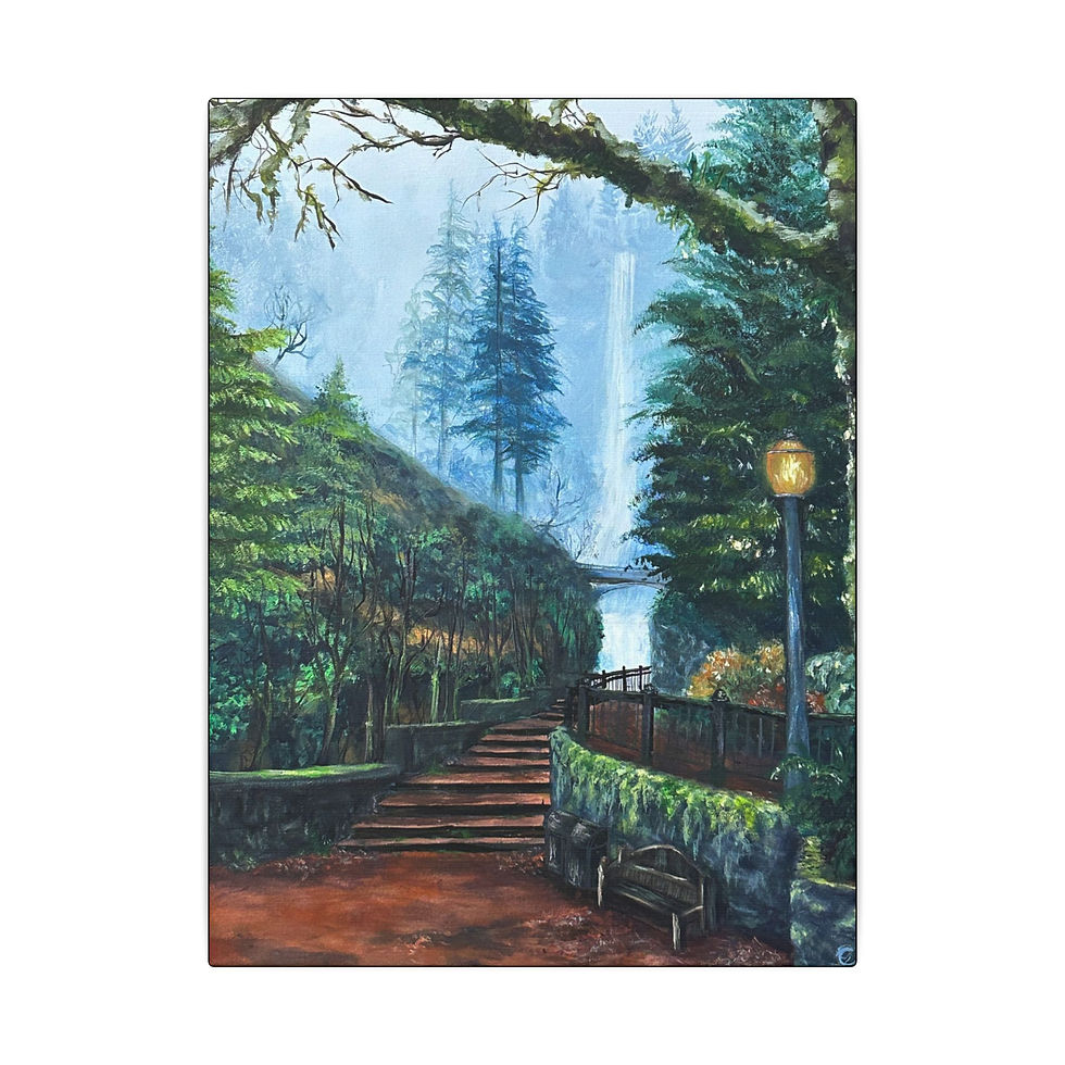Thumbnail: Multnomah Falls, Canvas Print