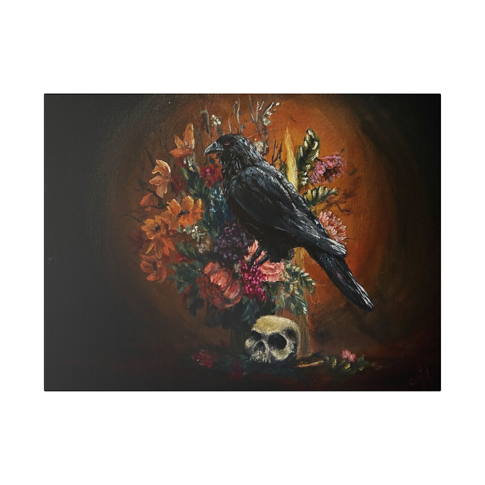 Raven, Canvas Print