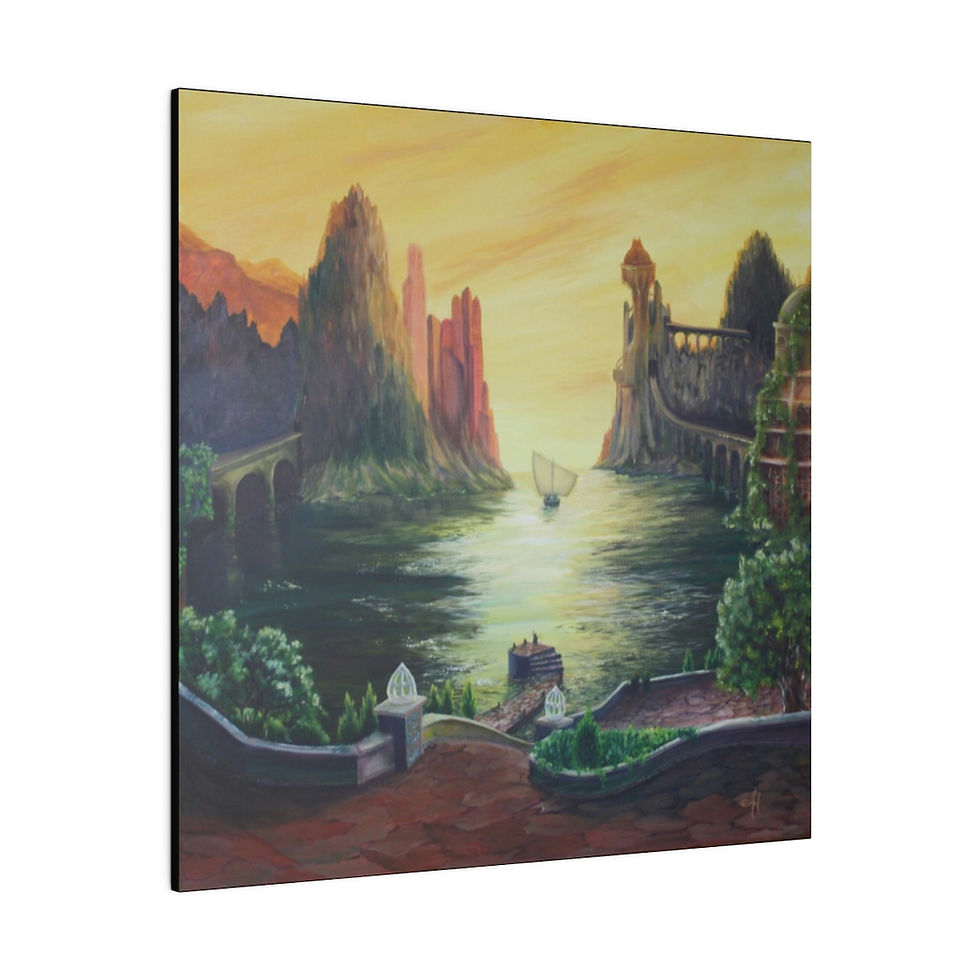 Thumbnail: LOTR, Letting Go to Heal, Canvas Print