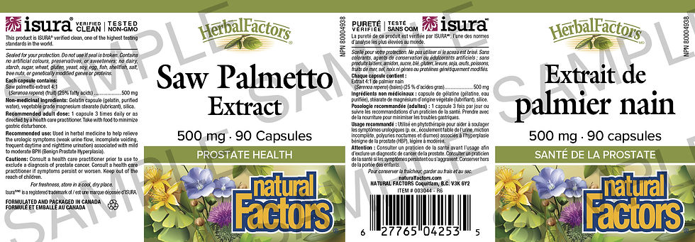 Thumbnail: Saw Palmetto 500MG Cap 90