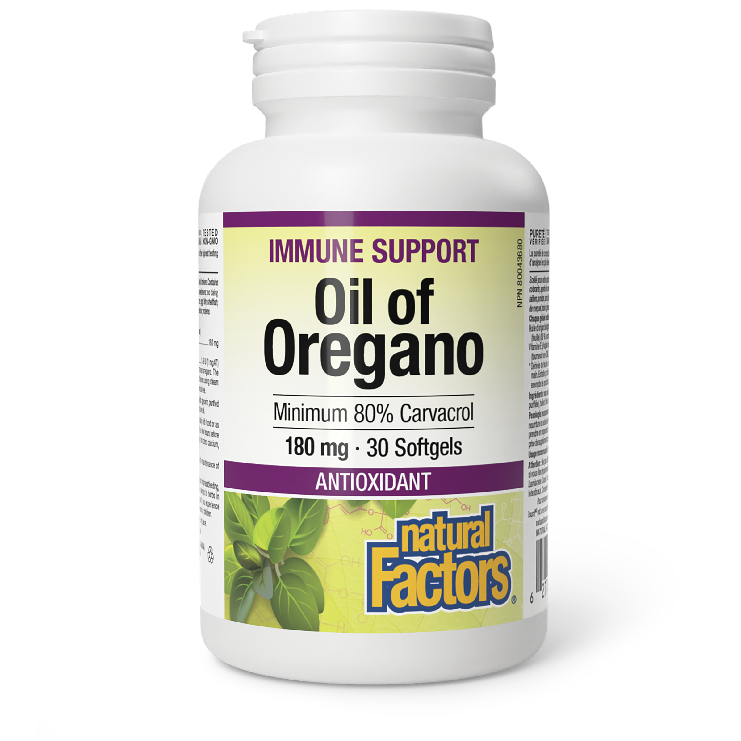 Oil of Oregano 180mg 30