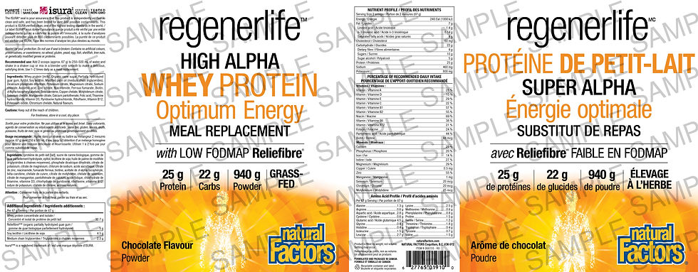Thumbnail: High Alpha Whey Protein, chocolate, Regenerlife