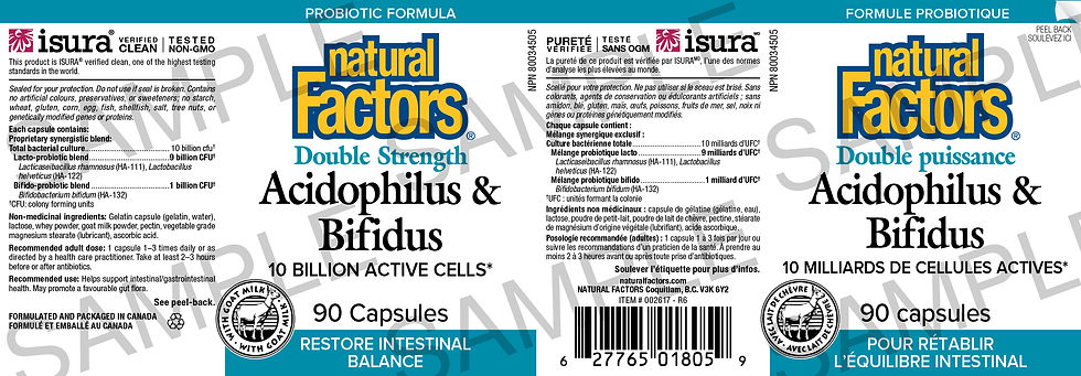 Thumbnail: Acidoph Dble Str Goat Cap 90