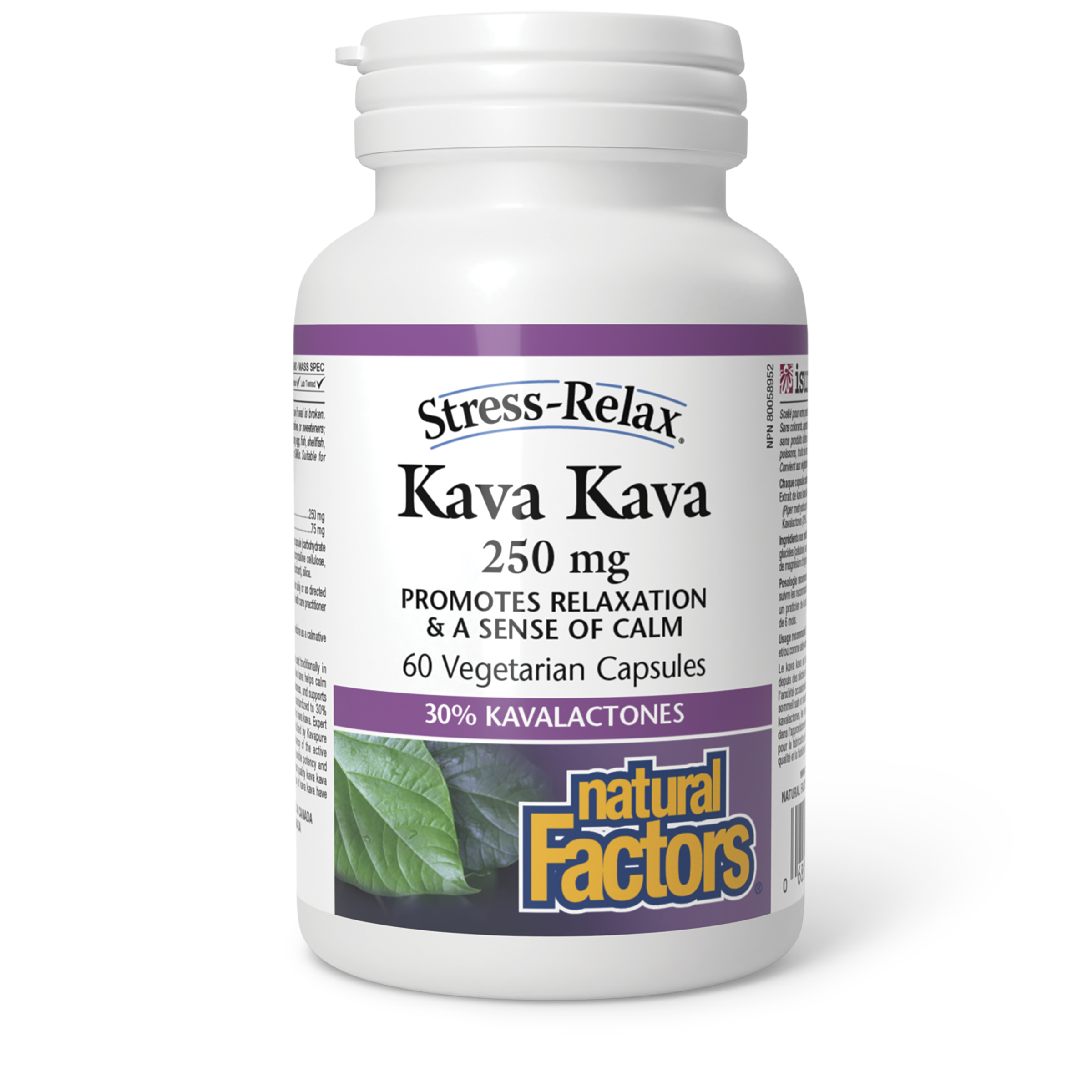 S.R. Kava Kava 250mg Vcap 60