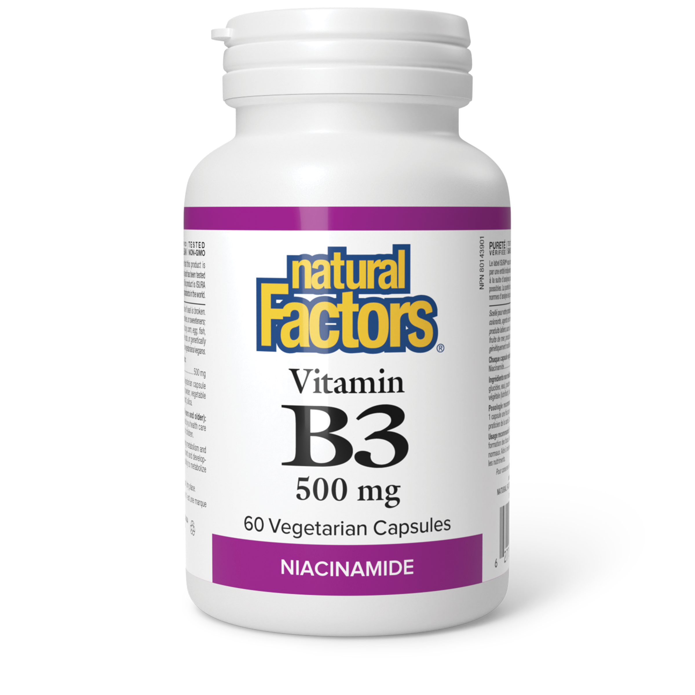 Vitamin B3 500 mg Vegetarian Capsules